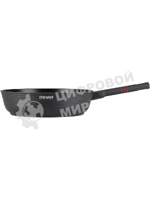 Сотейник Rondell Stripes RDA-1617 d=28 см, (без крышки) серый