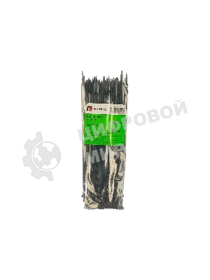 Нейлоновые стяжки Fortisflex КСС 3х200 мм черный 100 штук