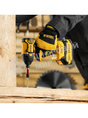 Винтоверт ударный аккумуляторный бесщет. Denzel CIDH-BL-20-270, Li-Ion, 20 В