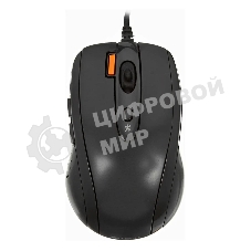 Мышь проводная A4Tech N-70FX черный, 1600 dpi, USB, кнопки - 7