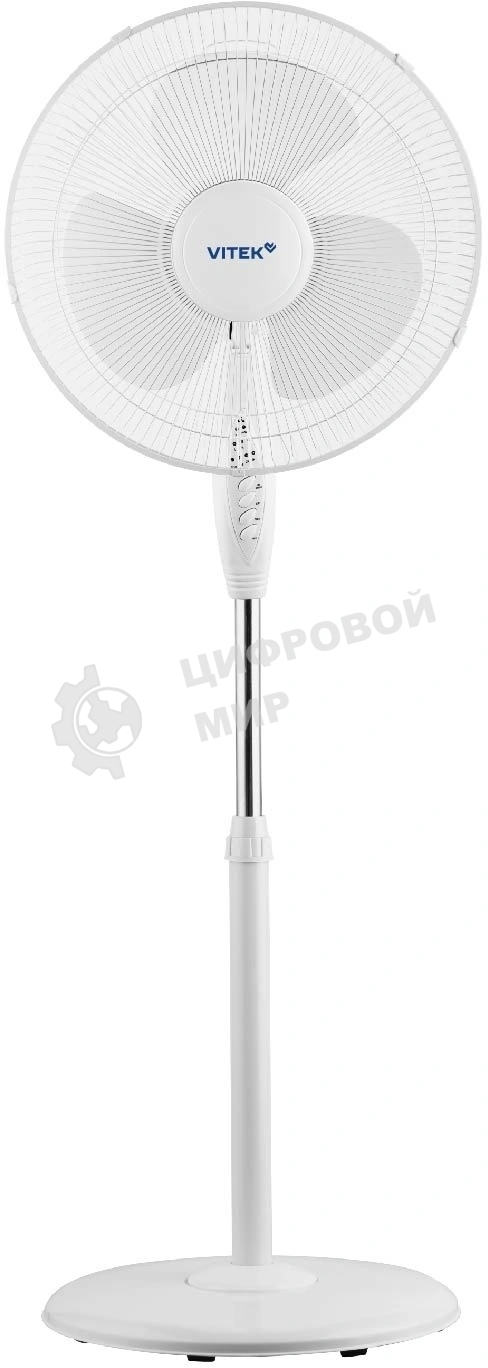 Вентилятор напольный Vitek VSF-1662 38Вт скоростей:3 ПДУ белый (упак.:1шт)