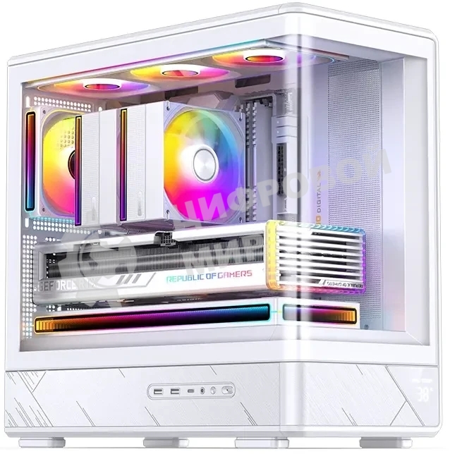 Корпус Jonsbo D200, Mini-Tower, белый