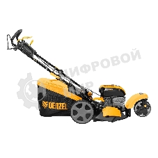 Бензиновая газонокосилка Denzel GLT-460SP-T, Trike 150 см3, 46 см, привод, панель, 60л