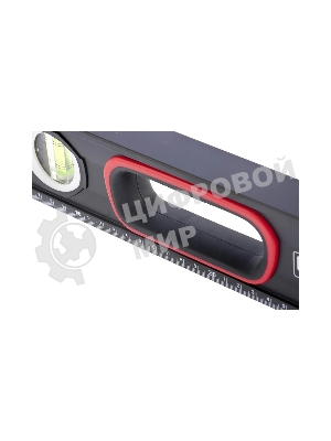 Уровень алюминиевый Matrix, усиленный, фрезерованный, 3 глазка, 2 комп. рукоятки, 1200 мм