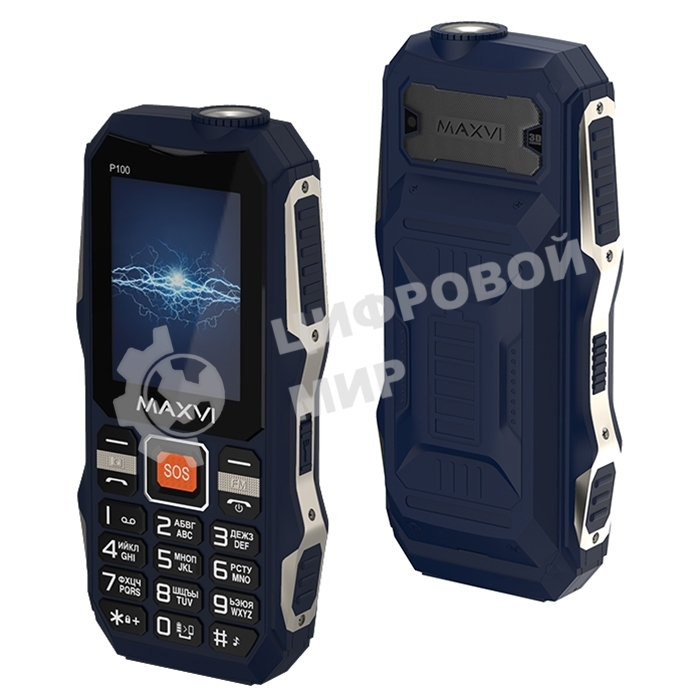Мобильный телефон Maxvi P100 синий