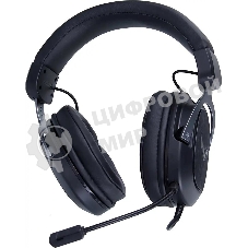 Гарнитура ASUS TUF Gaming H3 чёрный/серый, проводная, mini jack 3.5 мм, регулятор громкости, отключаемый микрофон