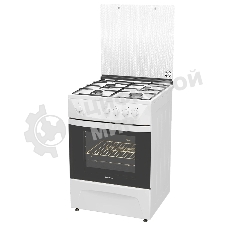 Плита газовая Darina 1D GM141 007 W белый, конфорок 4 шт, духовка 50 л, 60 см x 85 см x 60 см