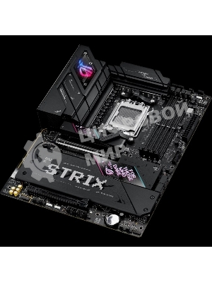 Материнская плата ASUS ROG STRIX B850-E GAMING WIFI, AM5, AMD B850, 4xDDR5, 4xSATA, 5xM.2, 1xPCI-E 5.0 x16, 1xPCI-E 4.0 x16, 1xRealtek 5Gb Ethernet, 1xUSB-C 4, 1xUSB-C 20Gbps, 6xUSB-A 10Gbps, 4xUSB-A 2.0, 3x3.5 мм, 7.1, ATX