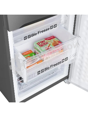 Холодильник Maunfeld MFF187NFIX10 нержавеющая сталь двухкамерный 232/98л морозилка снизу, No Frost