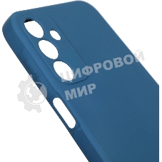 Чехол (клип-кейс) BoraSCO для Samsung Galaxy A15 Microfiber Case синий (72893)