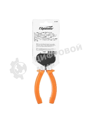 Длинногубцы Sparta Classic, 160 мм, прямые шлифованные, пластмассовые рукоятки