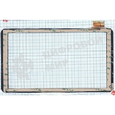 Сенсорное стекло (тачскрин) FM102201KA, черное