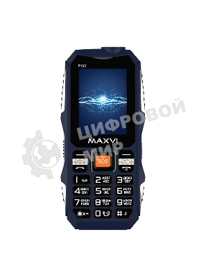 Мобильный телефон Maxvi P100 синий