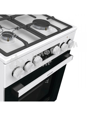 Плита комбинированная Gorenje GK5C42WF-B белый, конфорок 4 газовых, духовка 70 л, 50 см x 85 см x 59.4 см