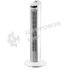 Колонный вентилятор BRAYER BR4958WH, механ.упр.,пульт ДУ,вращение90°,мощ-ть50Вт,защита от перегрева