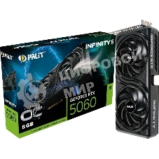 Видеокарта Palit NVIDIA GeForce RTX 5060 INFINITY 2 OC , 8 ГБ GDDR7, 128 бит, PCI-e 5.0, 1xHDMI, 3xDP, 2512 МГц