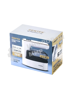 Отпариватель Centek CT-2393 белый, 2100 Вт, 45 г/мин, 200 мл