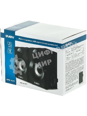 Акустическая система SVEN SPS-517, 2.0 черный