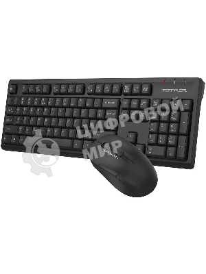 Комплект клавиатура+мышь A4Tech FStyler FG1200 беспроводной, USB, чёрный