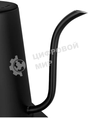 Чайник электрический Kitfort КТ-6726 1л. 1200Вт черный/дерево корпус: нерж.сталь/пластик