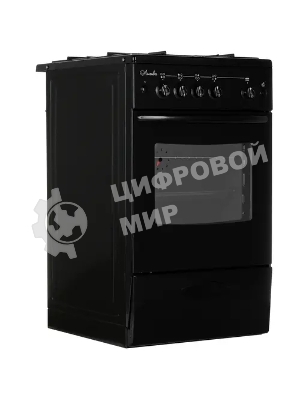 Плита газовая Лысьва ГП 400 МС СТ-2у черный, конфорок 4 шт, духовка 57 л, 50 см x 85 см x 60 см (без крышки)