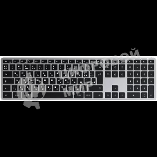 Клавиатура Satechi Slim X3 беспроводная, Bluetooth, серый