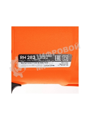 Перфоратор Patriot RH 282, 1075Вт, 4900уд/мин, 1300об/мин, 3,3Дж, макс. диаметр 28мм, 3 режима работы, глубиномер, кейс, щеточный реверс