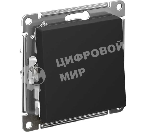 Механизм выключателя 1-кл. AtlasDesign (сх.1) 10АХ карбон