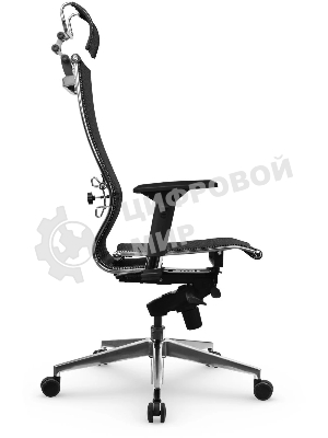 Кресло Метта Samurai S-3.051 MPES эко.кожа/сетка с подголов. крестов. металл хром