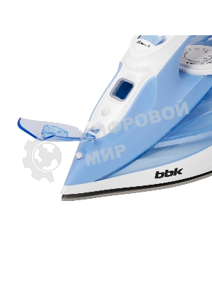 Утюг BBK ISE-2411 голубой, 2400 Вт, 40 г/мин, 140 г/мин, 300 мл
