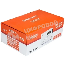 Настенный стабилизатор напряжения SMARTWATT AVR SLIM 1000RW (100W - 260W, 1000VA, 1 кВт, 50 Гц, розеток - 1, LED-дисплей