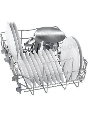 Встраиваемая посудомоечная машина Bosch SPV4EMX10E, серебристый, 44.8 см, 10 компл., 44 дБ, класс C