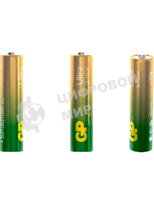 Батарея GP Ultra Alkaline 24AUA21-2CRSBC2 AAA (2шт)