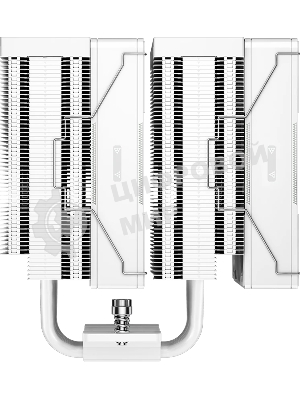 Кулер для процессора PCCooler RZ620 WH (260W, 4-pin PWM, 158мм, Al/Cu, 6x6мм, 2x120мм, 86.73CFM, 32dBA, 1800RPM, S: 1851/1700/1200/115X, AM5/AM4, белый)