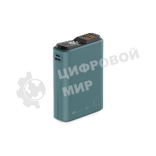 Портативный аккумулятор OLMIO QS-10, 10000mAh, 22.5W QuickCharge3.0/PowerDelivery, LCD, темно-зеленый