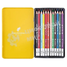 Карандаши цветные Deli Color Emotion EC00205 EC00205, липа, 12 цветов, коробка металлическая