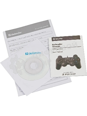 Геймпад Defender Omega USB, Проводной геймпад, 12 кнопок, 2 стика