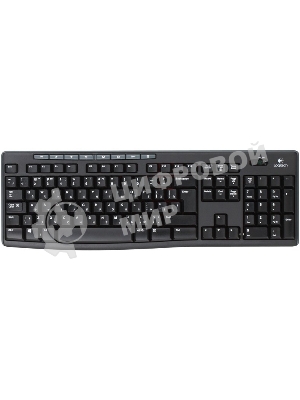 Комплект клавиатура+мышь Logitech MK270 беспроводной, USB, 1000 DPI, чёрный
