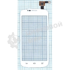 Сенсорное стекло (тачскрин) для ZTE V829, белое