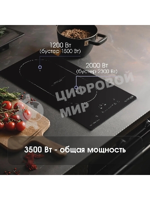 Индукционная варочная панель Zigmund & Shtain CI 29.3 B независимая, черный