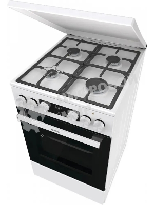 Плита комбинированная Gorenje GK5C42WF-B белый, конфорок 4 газовых, духовка 70 л, 50 см x 85 см x 59.4 см