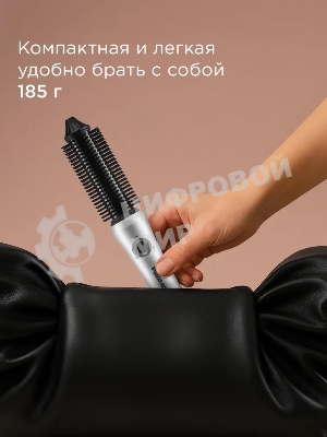 Расческа-выпрямитель для волос Redmond HS1741 белый/черный, 200 °C, 3 режима