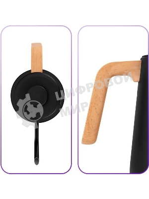 Чайник электрический Kitfort КТ-6726 1л. 1200Вт черный/дерево корпус: нерж.сталь/пластик