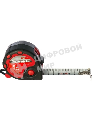 Рулетка Matrix status 3 fixations 5мх25мм двухкомпонентный корпус 3 фиксации ленты