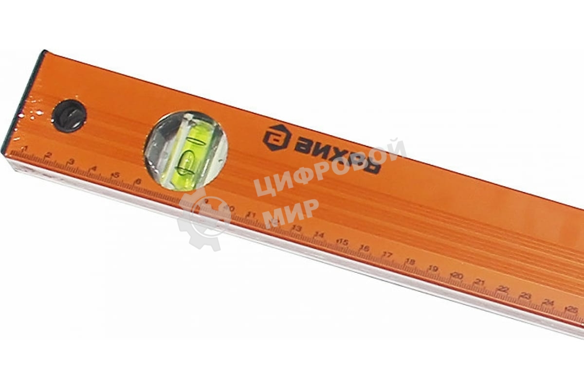 Уровень алюминиевый 1800мм фрезерованный 3 глазка Вихрь