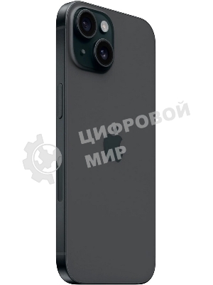 Смартфон Apple iPhone 15, 6/128Gb, черный
