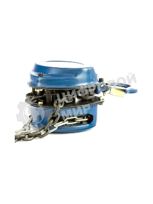 Таль цепная Stels 51944 1 т, h подъема 2,5 м, расстояние между крюками 350 мм