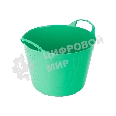 Ведро Сибртех гибкое сверхпрочное, 28 л, зеленое