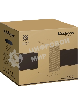 Компьютерный корпус Defender RaptorX черный,ATX,4fans,switchM/BSync
