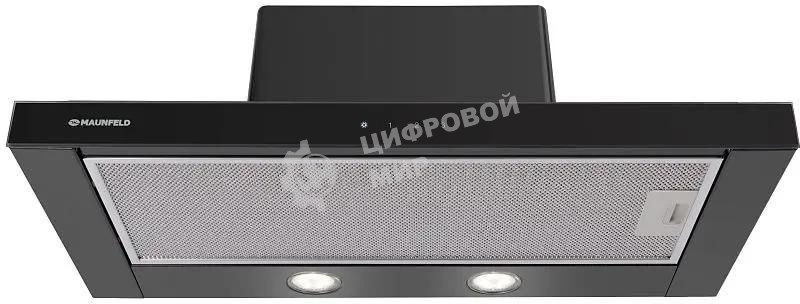 Вытяжка встраиваемая Maunfeld Ouse Touch Glass 60 черный, 60 см, 750 куб. м/ч, 48 дБ